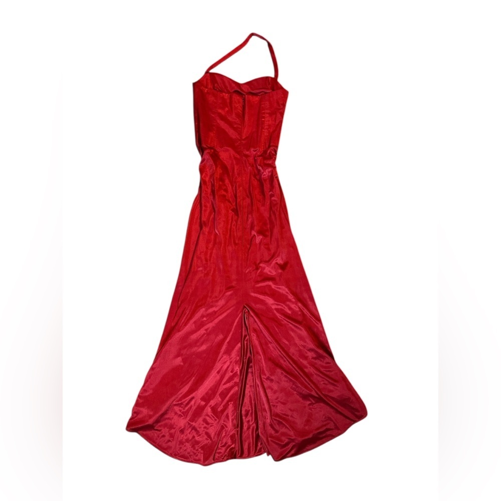 Elegant Red holiday Evening Gown, medium - Picture 3 of 8